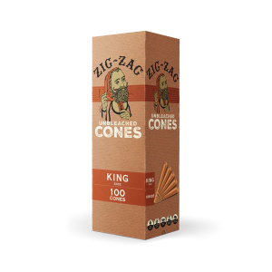 ZIG ZAG UNBLEACHED CONES ¼ 100 CONE