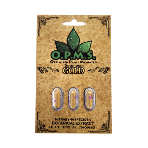 OPMS GOLD 3 COUNT KRATOM PILLS