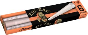 ZIG ZAG ULTRA THIS CONES 1 ¼ 6 PACK