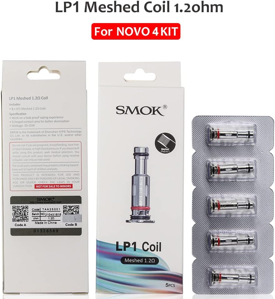 SMOK LP1 MESHED COIL 0.8ohm 5pcs - Image 3