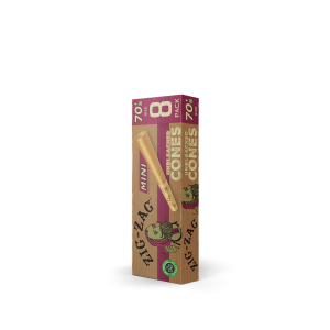 ZIG ZAG MINI UNBLEACHED CONES 8 PACK
