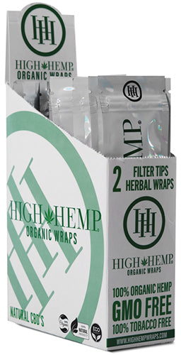 HIGH HEMP ORGANIC WRAPS 25CT