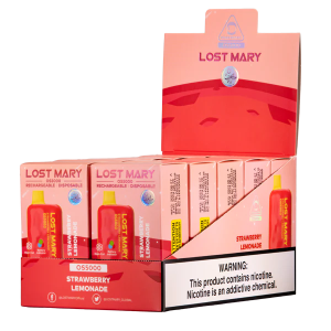 Lost mary Os5000 strawberry lemonade 5000 puffs 10ct