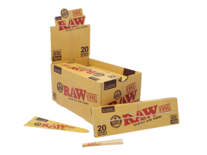 raw cone classic rolling paper size 70/45 20ct