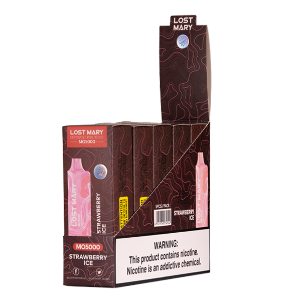 LOST MARY MO5000 5ct WHITE STRAWBERRY ICE - Image 2