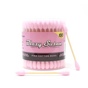 BLAZY SUSAN  PINK COTTON BUDS 100 PER PACK