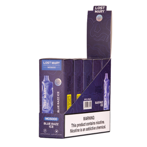 LOST MARY mo5000 5ct BLUE RAZZ ICE