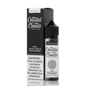 COASTAL CLOUDS ICED APPLE PEACH STRAWBERRY 60ML