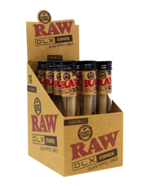 raw dlx tipped cones 12ct