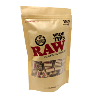 raw wide tips 180ct